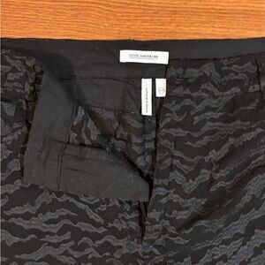 Good American Black Patterned Trousers